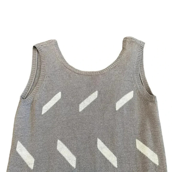 Callahan Knit Wear Low Back Sleeveless Dress Stretch Sweater Fabric Size Small - Picture 3 of 11